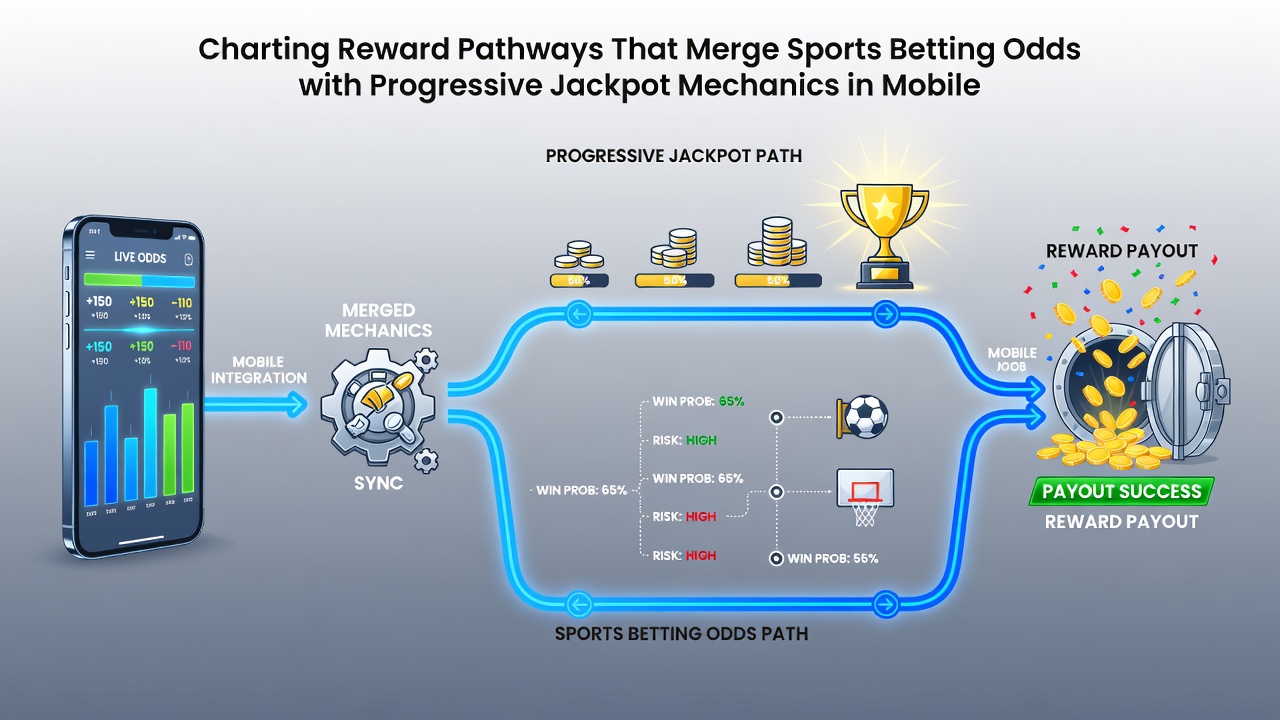 Illustration der technischen Integration von Sportwetten und Jackpots in VIP-Programmen